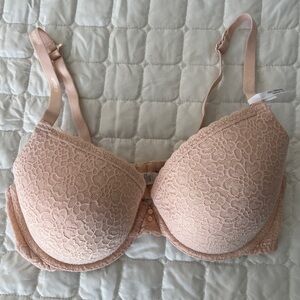 aerie Lace Push-Up Bra in Light Blush